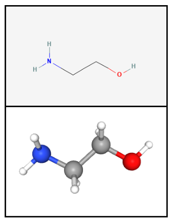 Molecula de la Monoetanolamina